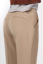 New York Studio Tailored Damen-Chinohose aus Wolle im Straight Fit