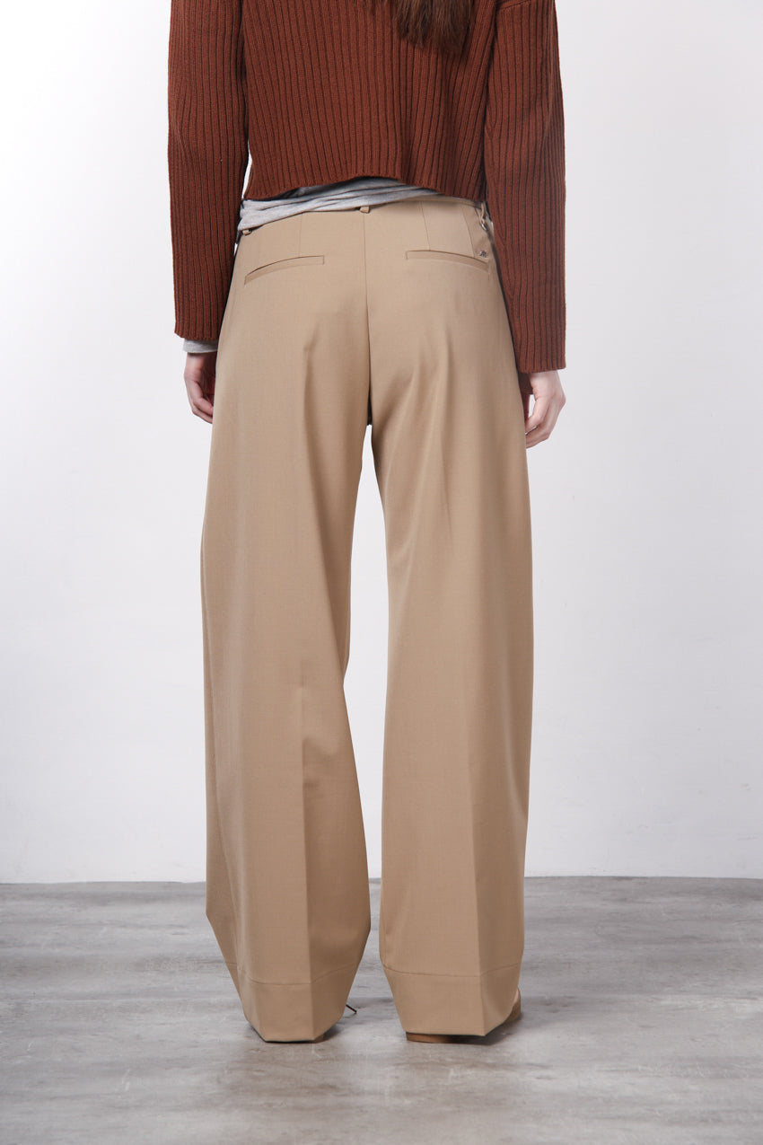 New York Studio Tailored Damen-Chinohose aus Wolle im Straight Fit