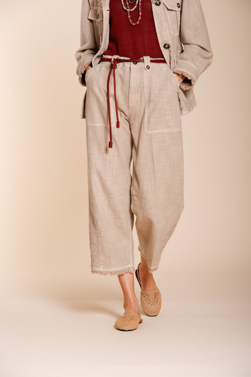 Vivienne Work pantalón cargo mujer en esterilla balloon fit