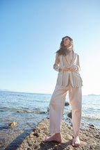 Vivienne City pantalón chino mujer en bull stretch balloon fit