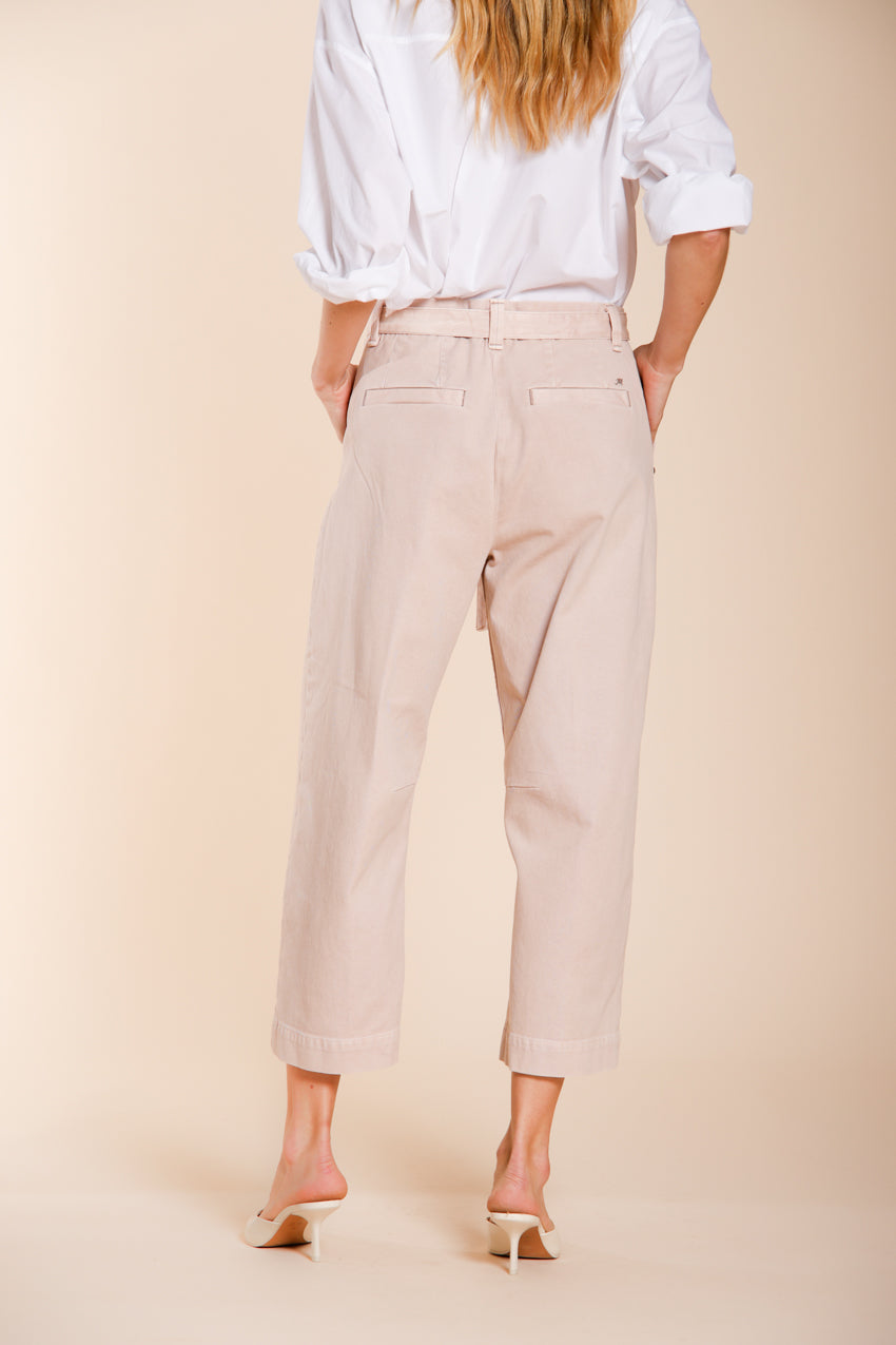 Vivienne City pantalón chino mujer en bull stretch balloon fit