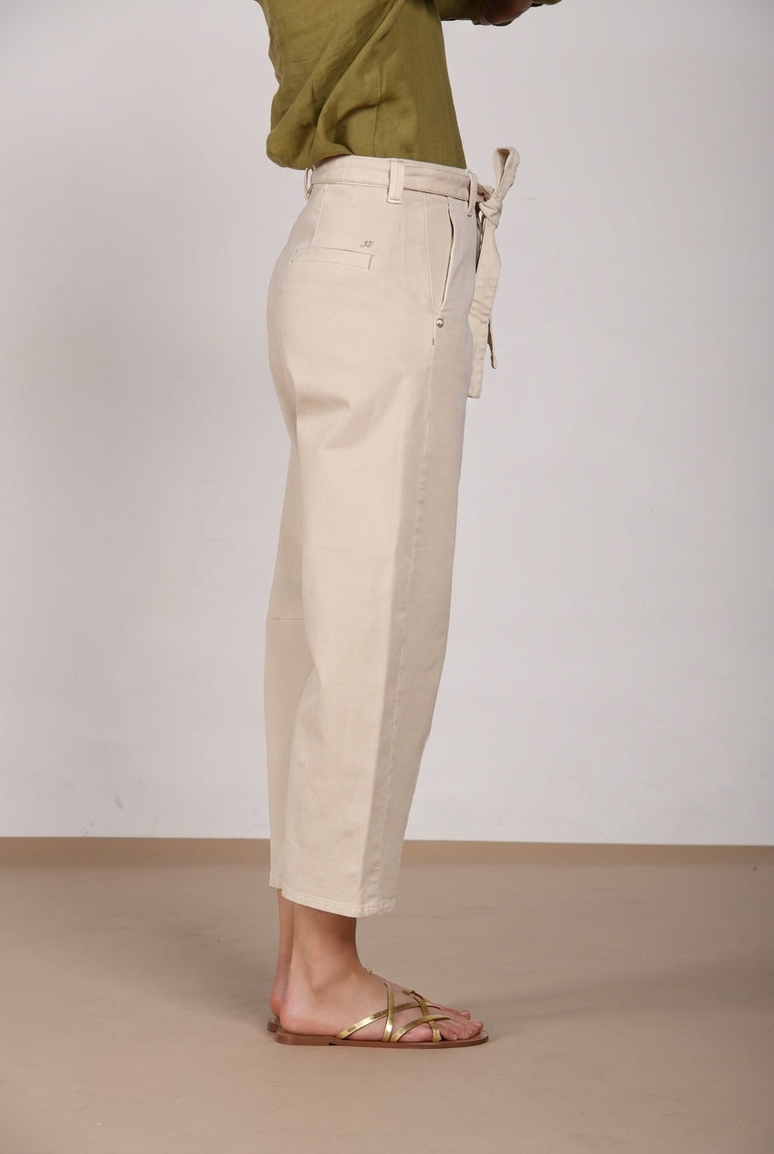 Vivienne City pantalone chino donna in bull stretch balloon fit