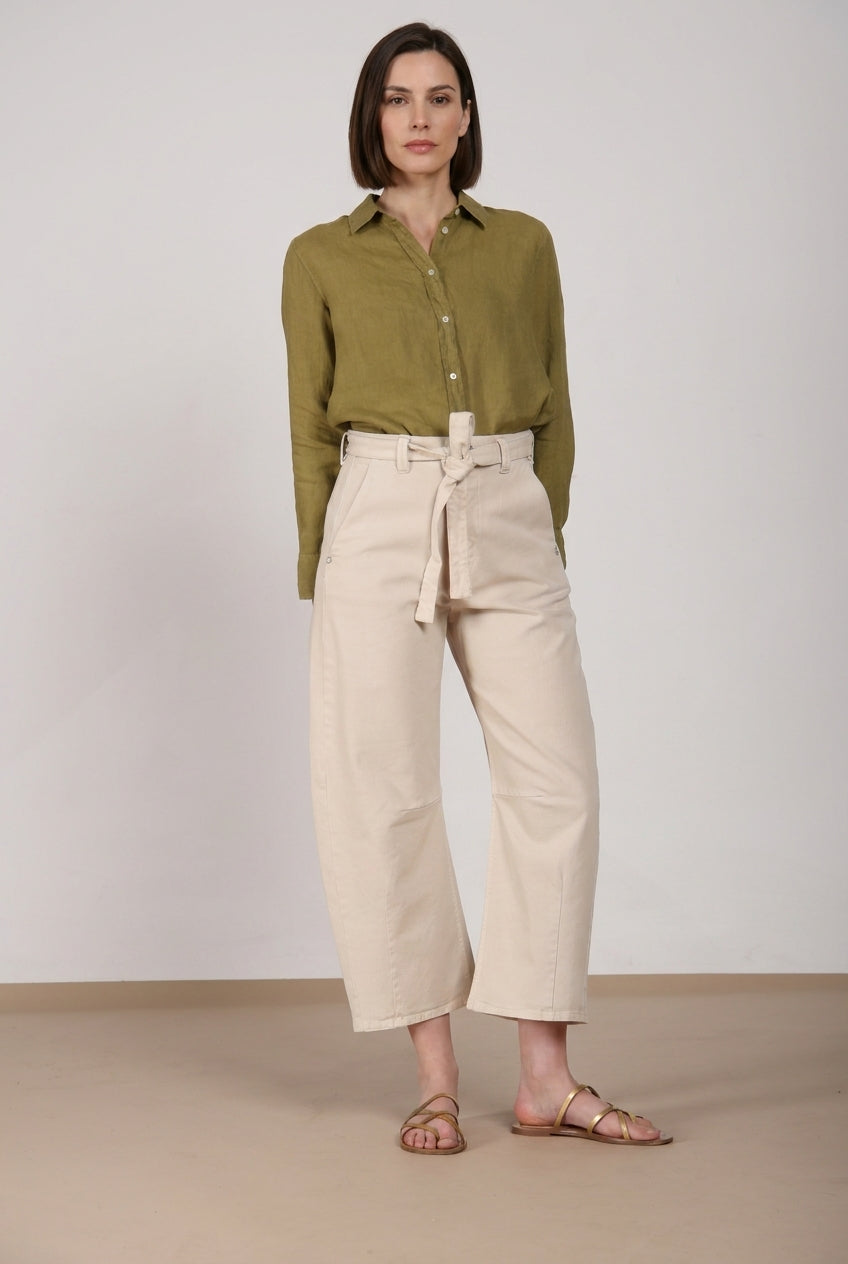 Vivienne City pantalon chino femme en bull stretch balloon fit