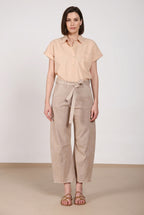 Vivienne City pantalone chino donna in bull stretch balloon fit