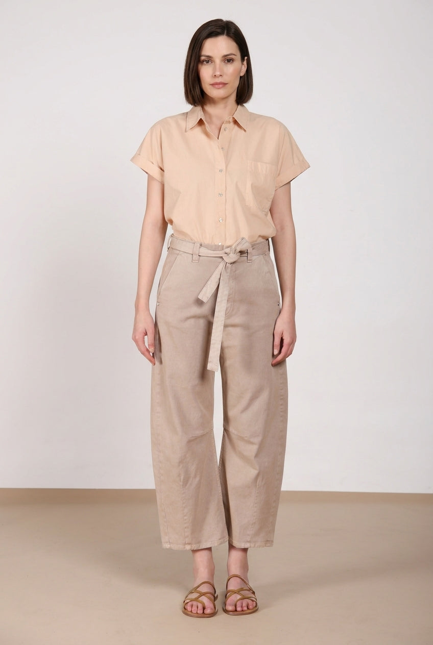 Vivienne City pantalone chino donna in bull stretch balloon fit