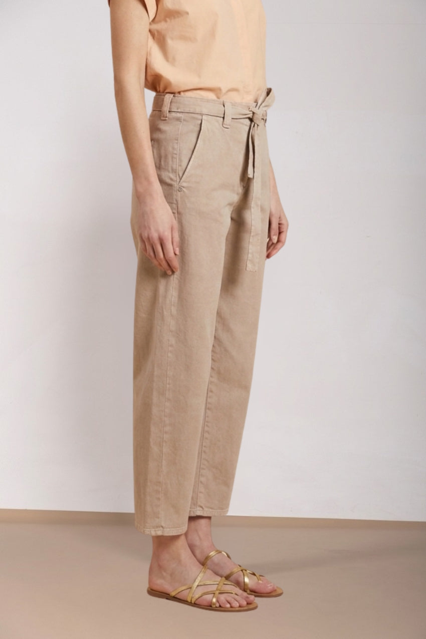 Vivienne City pantalone chino donna in bull stretch balloon fit