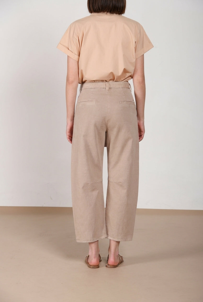 Vivienne City pantalone chino donna in bull stretch balloon fit