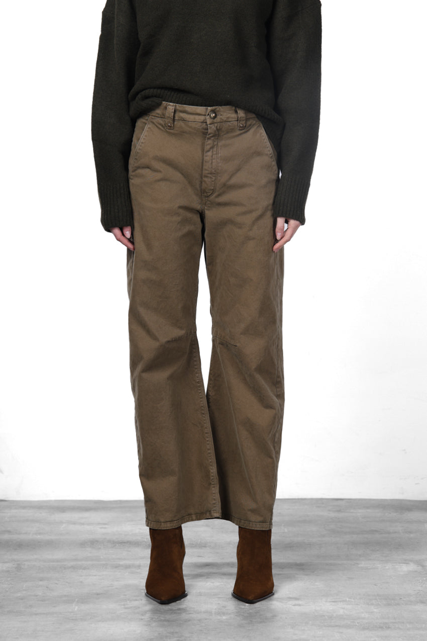 Vivienne City Chinohose für Damen aus Gabardine mit balloon fit