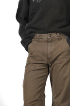 Vivienne City Chinohose für Damen aus Gabardine mit balloon fit