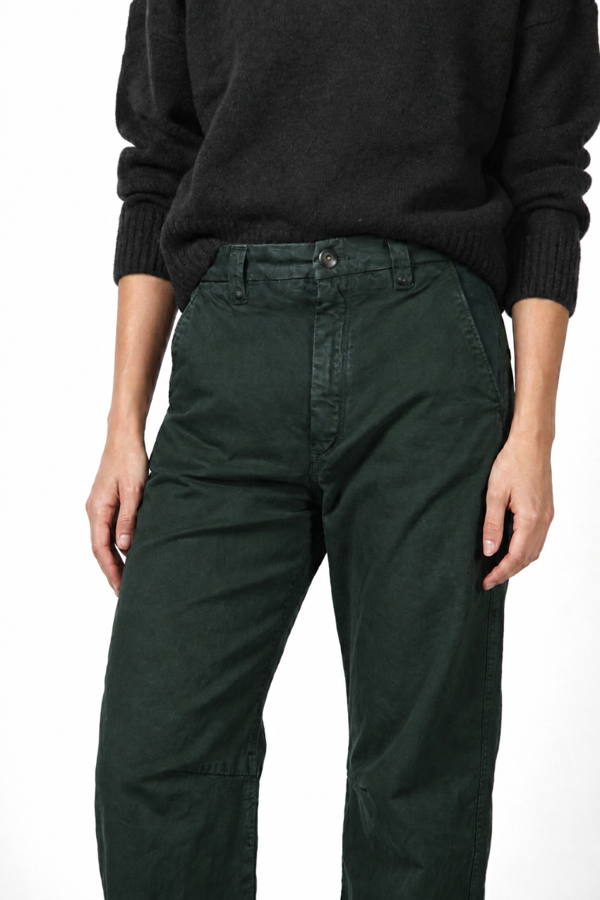 Vivienne City pantalón chino de mujer en gabardina balloon fit