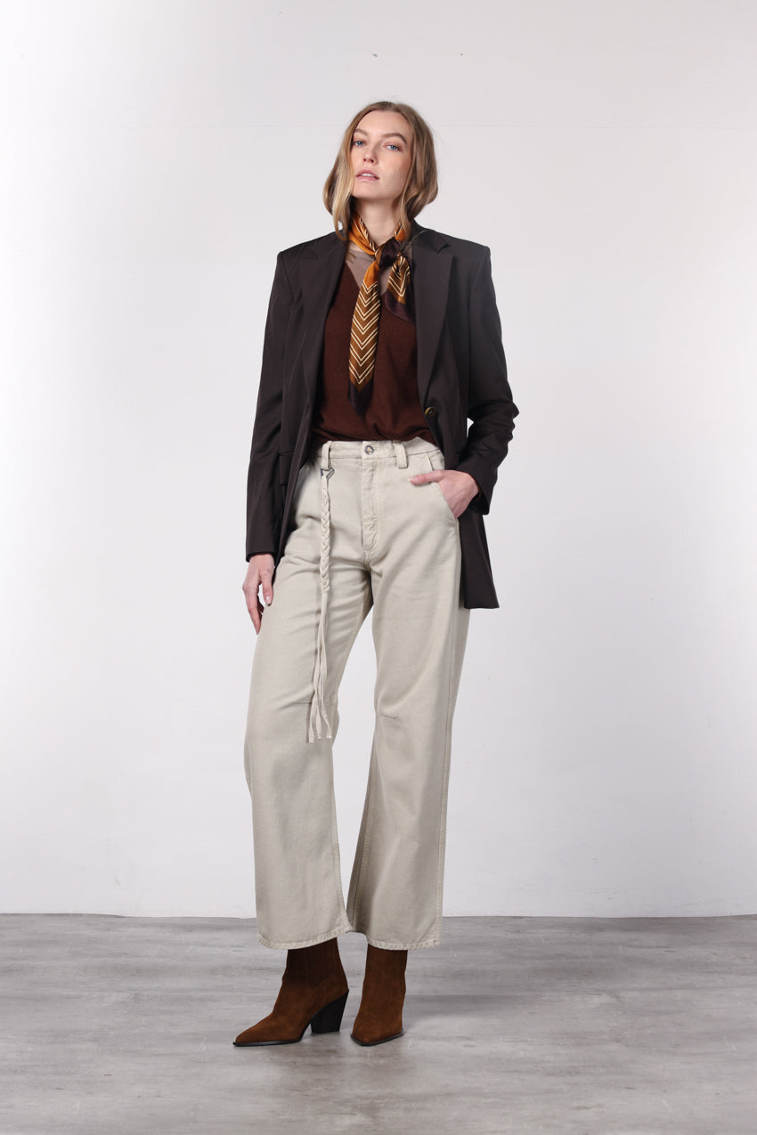 Valerie women’s chino pants in twill with balloon fit
