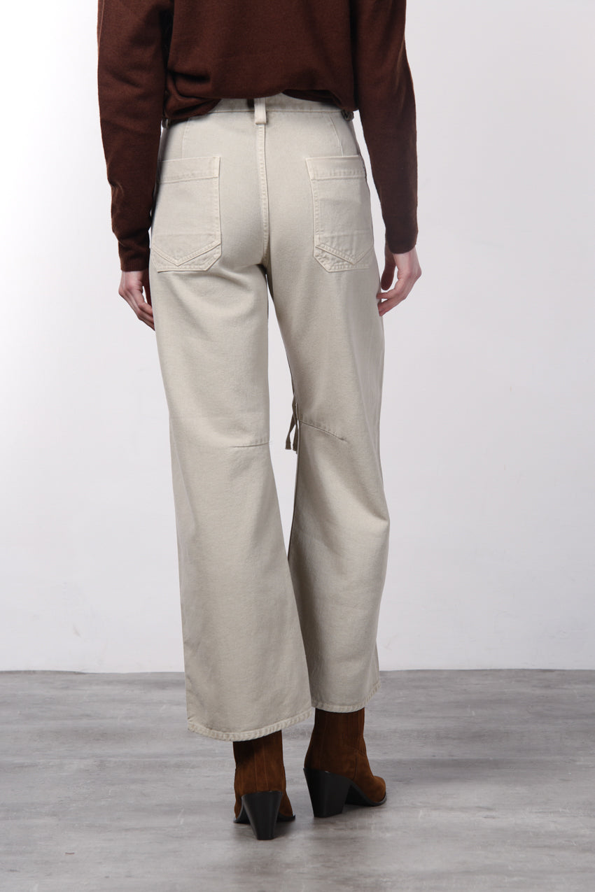 Valerie women’s chino pants in twill with balloon fit
