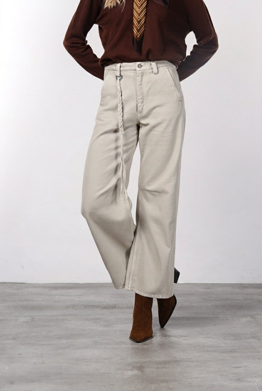 Valerie pantalone chino donna in twill baloon fit
