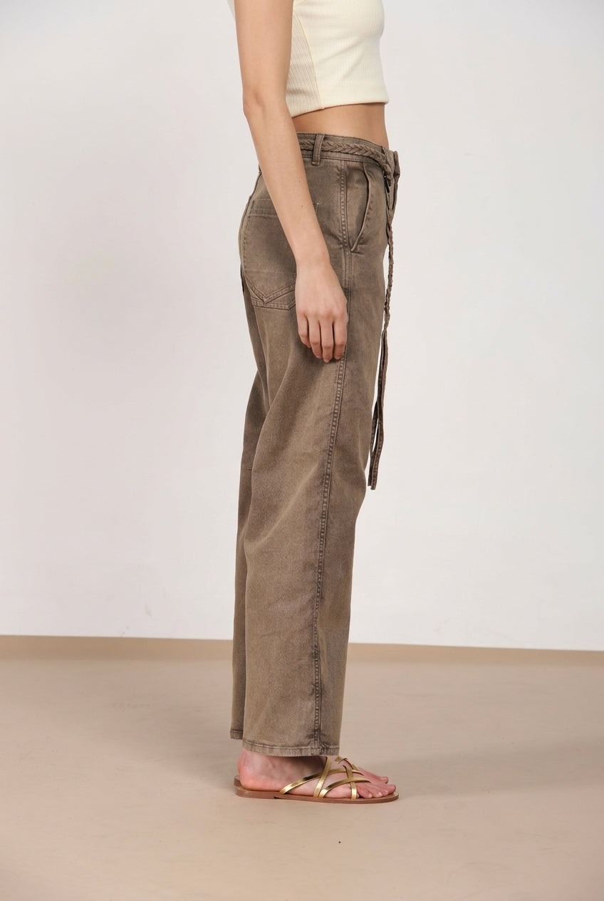 Valerie pantalone denim donna balloon fit