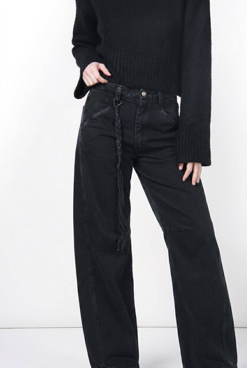 Veronique Women's Twill Chino Trousers with Balloon Fit