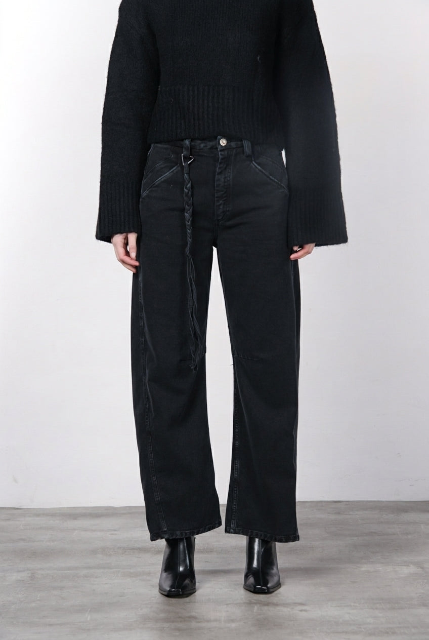 Veronique Women's Twill Chino Trousers with Balloon Fit