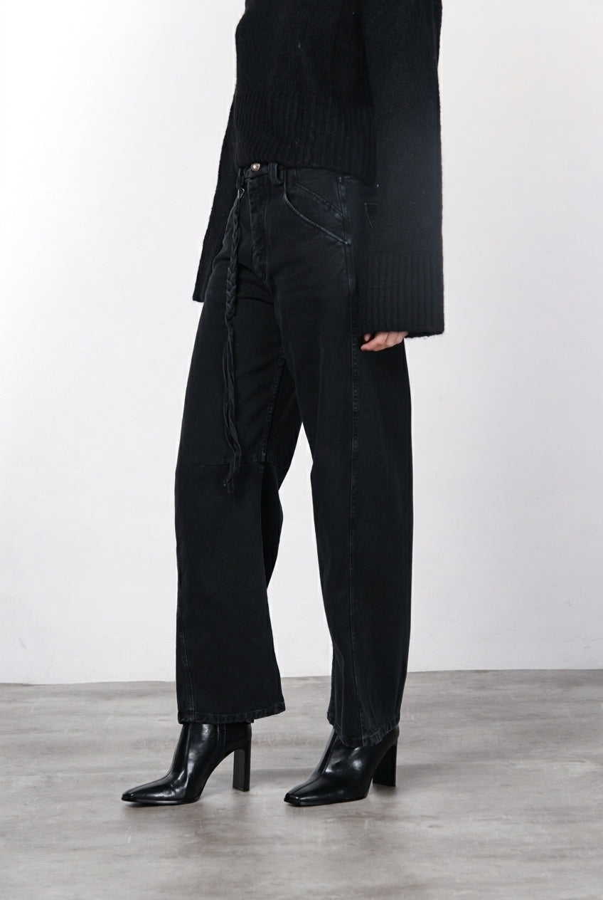 Veronique pantalone chino donna in twill balloon fit