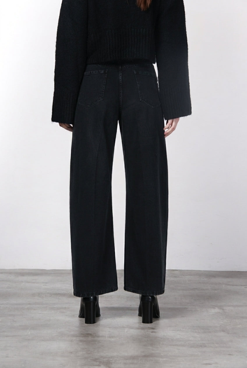 Veronique pantalone chino donna in twill balloon fit