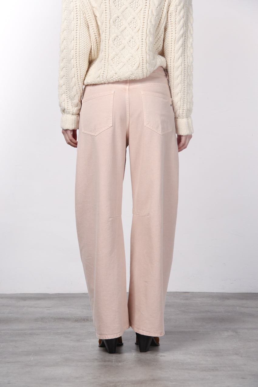 Virginie pantalone chino donna in twill baloon fit ①