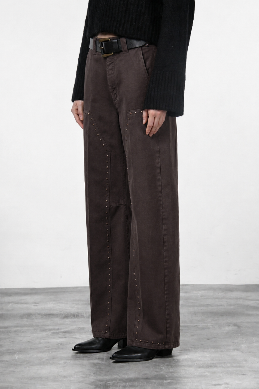Silvye pantalón chino de mujer en twill balloon fit