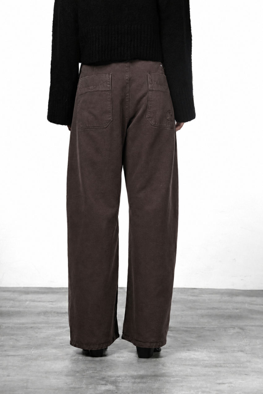 Silvye pantalón chino de mujer en twill balloon fit