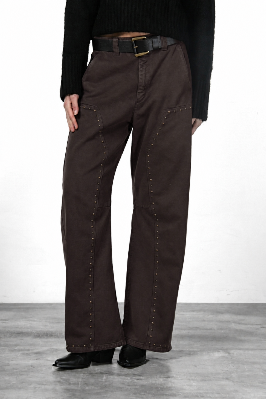 Silvye pantalón chino de mujer en twill balloon fit