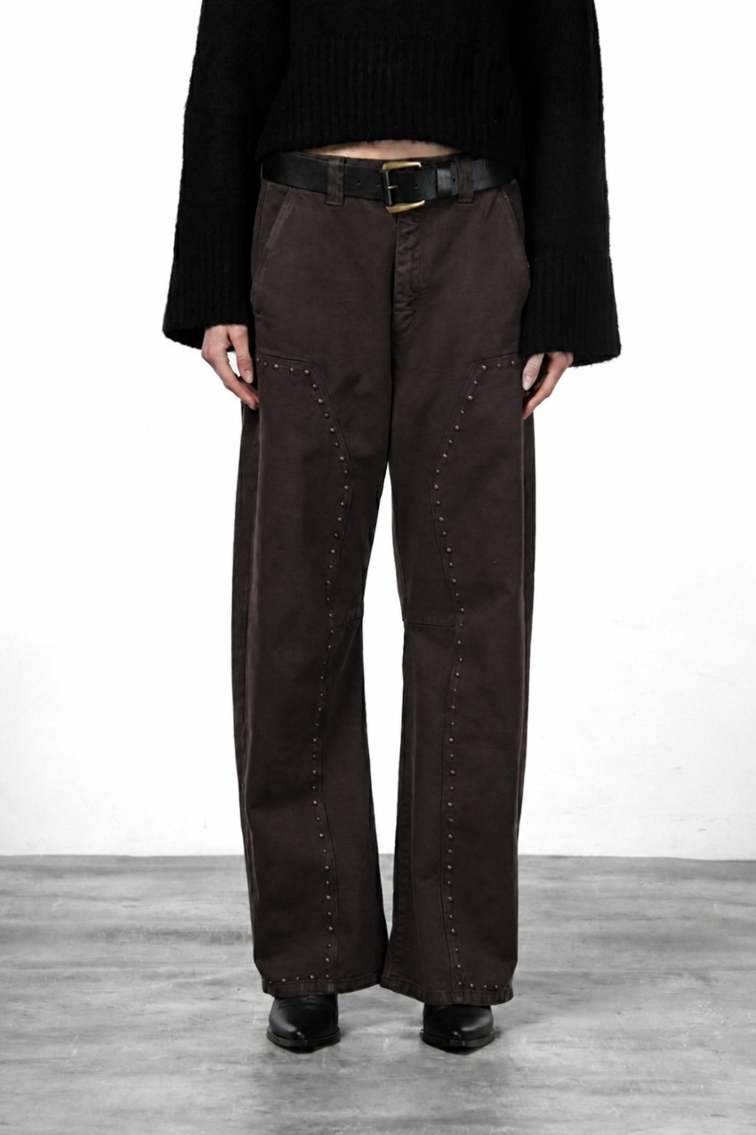 Silvye pantalón chino de mujer en twill balloon fit