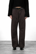 Silvye pantalón chino de mujer en twill balloon fit