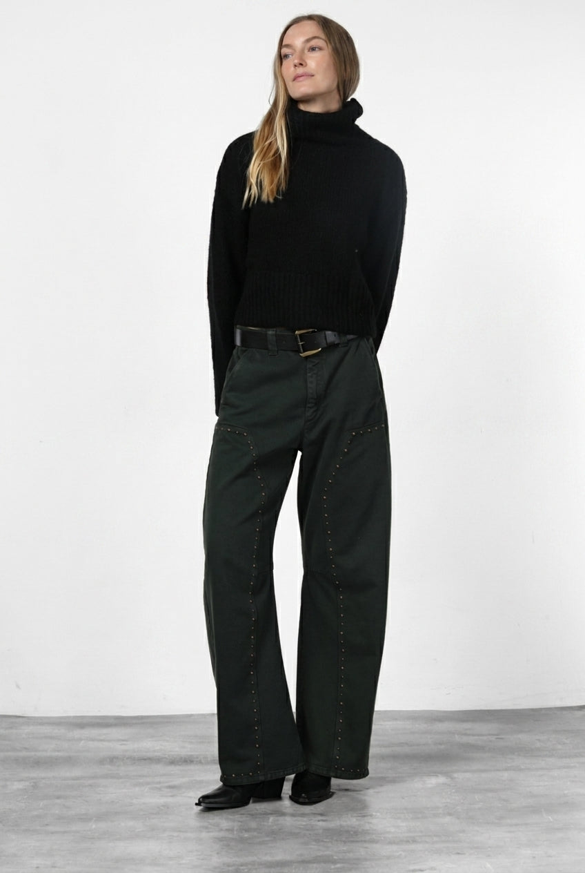Silvye women’s chino pants in twill with balloon fit