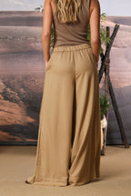 Portofino pantalón chino mujer en modal wide leg