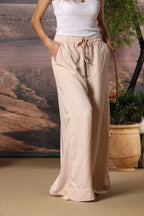 Portofino pantalón chino mujer en modal wide leg