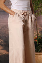 Portofino pantalón chino mujer en modal wide leg