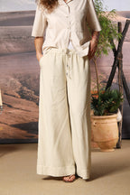 Portofino pantalón chino mujer en modal wide leg