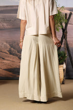Portofino pantalón chino mujer en modal wide leg