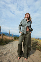 Portofino pantalón chino mujer en modal wide leg