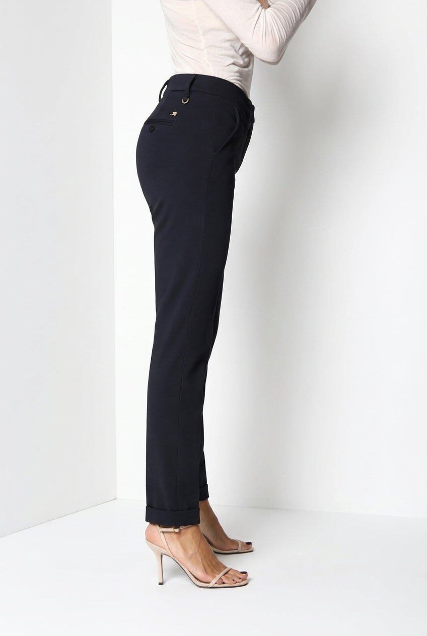 New York Slim pantalon chino femme en jersey technique slim fit ①

