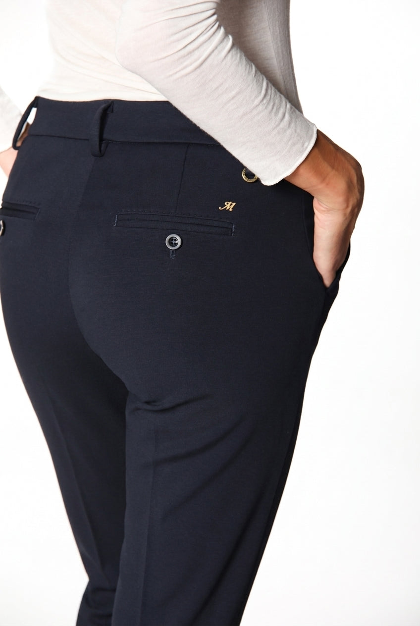 New York Slim pantalon chino femme en jersey technique slim fit ①

