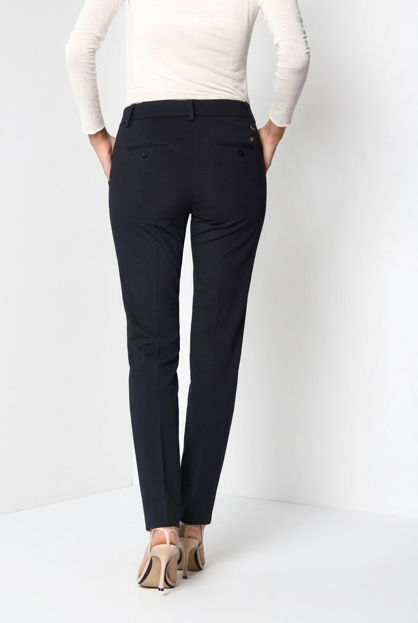 New York Slim pantalon chino femme en jersey technique slim fit ①
