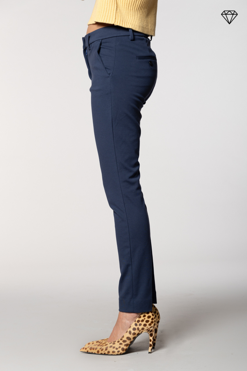 New York Slim women’s chino trousers in technical jersey slim fit ①