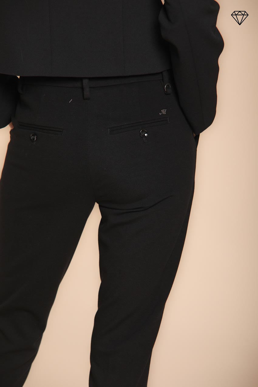 Foto 3 New York Slim pantalone chino donna in jersey tecnico slim fit ①