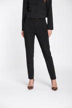 New York Slim pantalon chino femme en jersey technique slim fit ①
