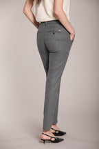 Foto 4 New York Slim pantalone chino donna in jersey flanella slim fit