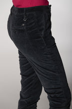 New York Slim pantalón chino mujer en pana slim fit