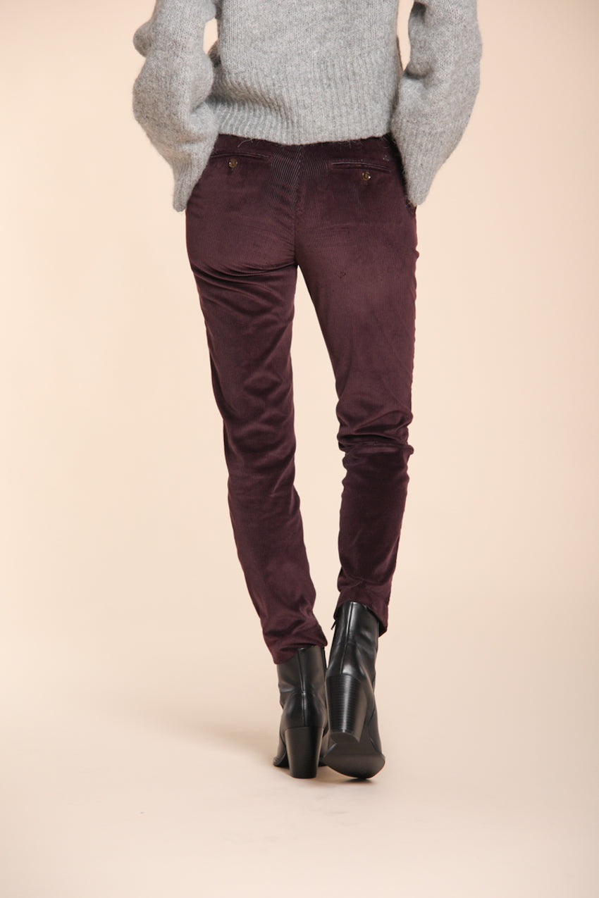 New York Slim women’s chino trousers in corduroy slim fit