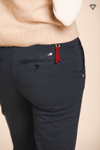 New York Slim women’s chino trousers in satin slim fit ①