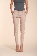 New York Slim women's chino pants in stretch satin slim fit ①
