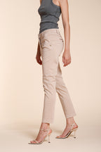 New York Slim women's chino pants in stretch satin slim fit ①