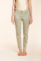 New York Slim pantalon chino femme en satin stretch slim fit ①