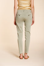 New York Slim women's chino pants in stretch satin slim fit ①