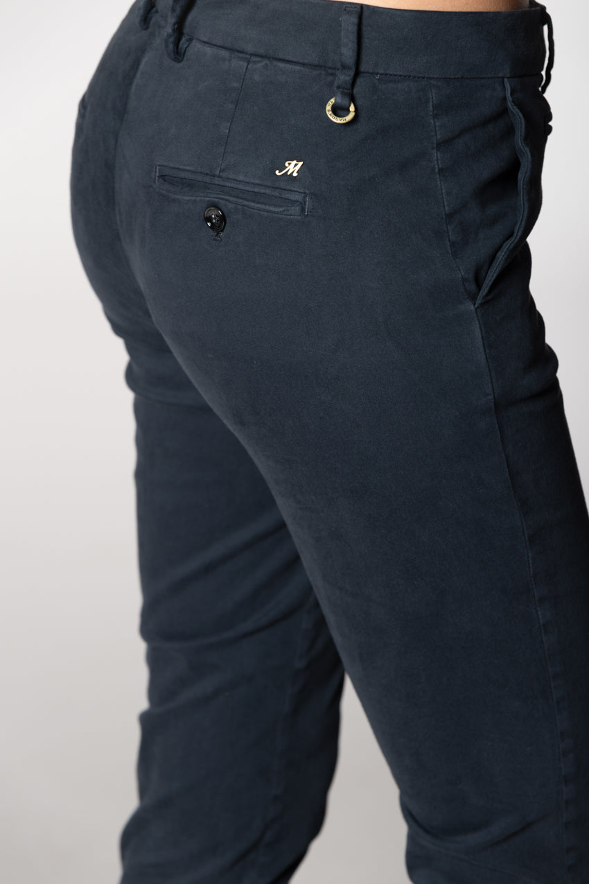 New York Slim women’s chino trousers in satin bistretch slim fit